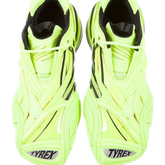 Balenciaga Tyrex Lime Green Sneakers - Picture 1 of 16